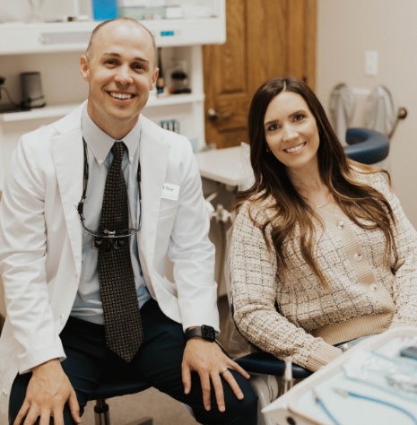 Idaho Falls dental patient with a flawless smile