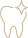 Sparkling tooth icon